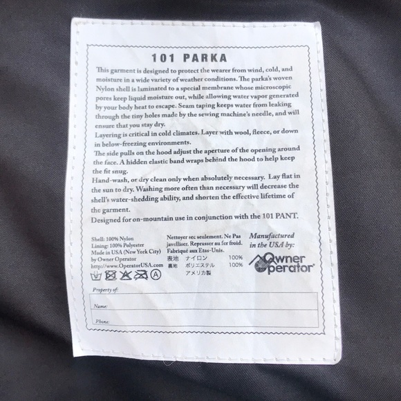 Owner Operator Red Parka - Picture 5 of 11